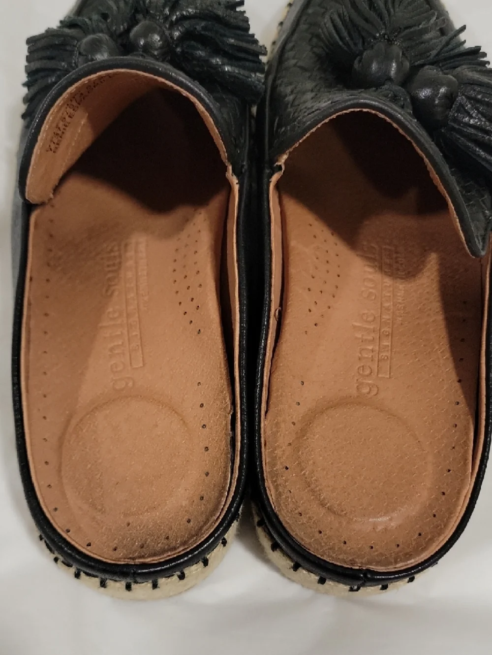 gentle souls Black Leather Slip-On Mule - Picture 3 of 10